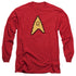 STAR TREK/8 BIT ENGINEERING -  L/S ADULT 18/1  - RED