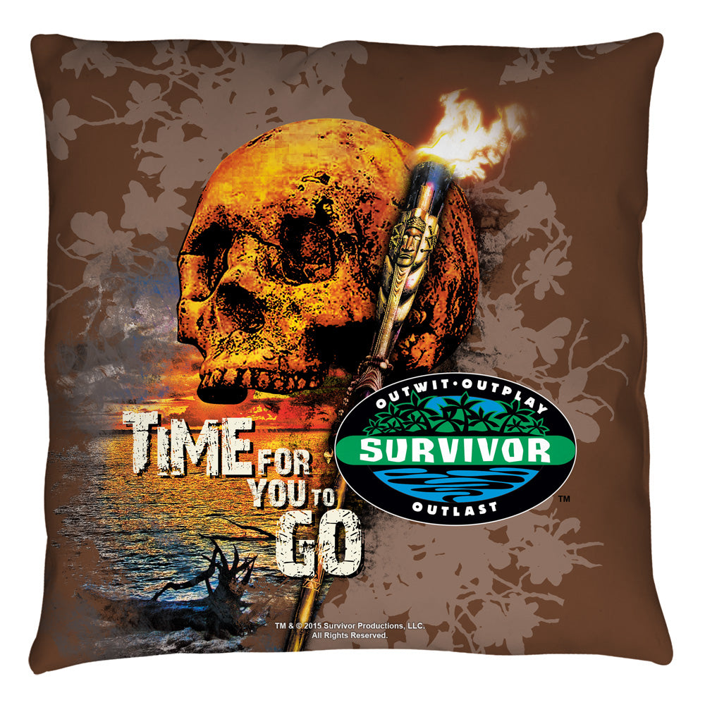 SURVIVOR/TIME TO GO - THROW PILLOW