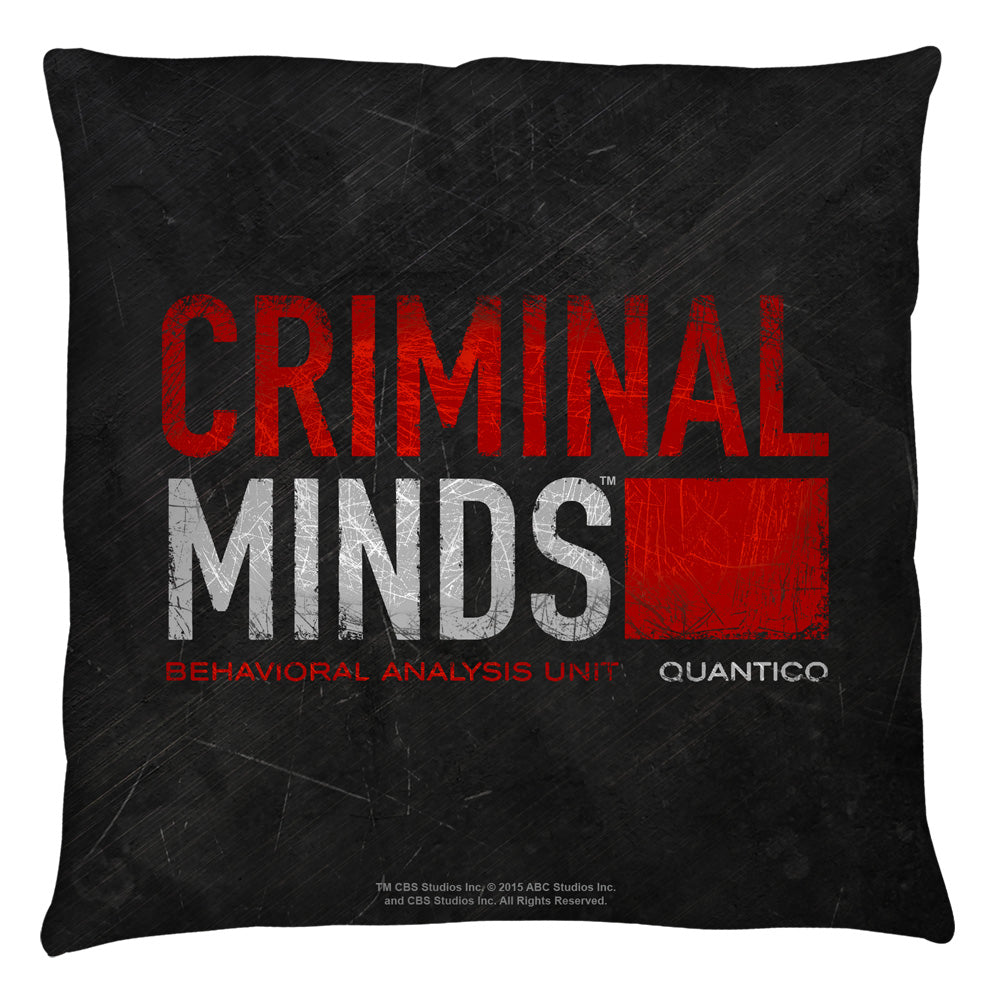 CRIMINAL MINDS/LOGO - THROW PILLOW