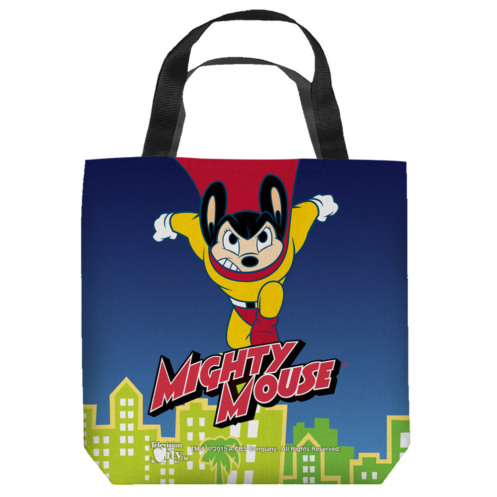 MIGHTY MOUSE/CITY WATCH - TOTE BAG