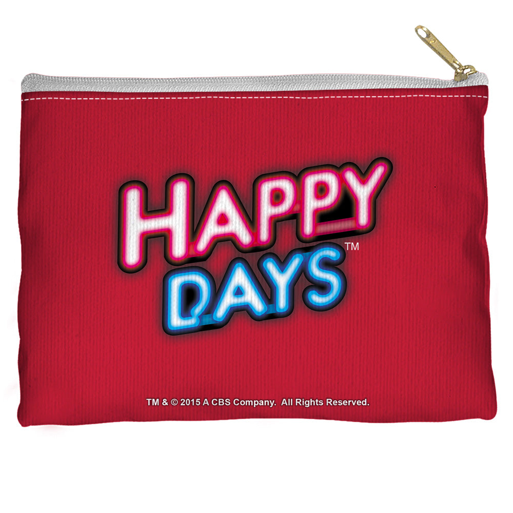 HAPPY DAYS/RED FONZ - STRAIGHT BOTTOM ACCESSORY POUCH
