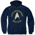 STAR TREK/COLLEGIATE - ADULT PULLOVER HOODIE - NAVY