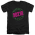 90210/NEON - S/S ADULT V-NECK 30/1 - BLACK