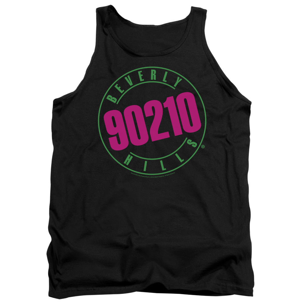90210/NEON - ADULT TANK - BLACK