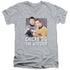 STAR TREK/CHICKS DIG - S/S ADULT V-NECK 30/1 - ATHLETIC HEATHER
