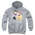 STAR TREK/CHICKS DIG - YOUTH PULLOVER HOODIE - ATHLETIC HEATHER