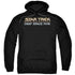 STAR TREK/DEEP SPACE NINE LOGO - ADULT PULLOVER HOODIE - BLACK