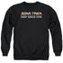 STAR TREK/DEEP SPACE NINE LOGO - ADULT CREWNECK SWEATSHIRT - BLACK
