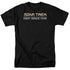 STAR TREK/DEEP SPACE NINE LOGO - S/S ADULT 18/1 - BLACK