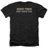 STAR TREK/DEEP SPACE NINE LOGO - ADULT HEATHER - BLACK