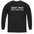 STAR TREK/DEEP SPACE NINE LOGO - YOUTH LONG SLEEVE TEE - BLACK