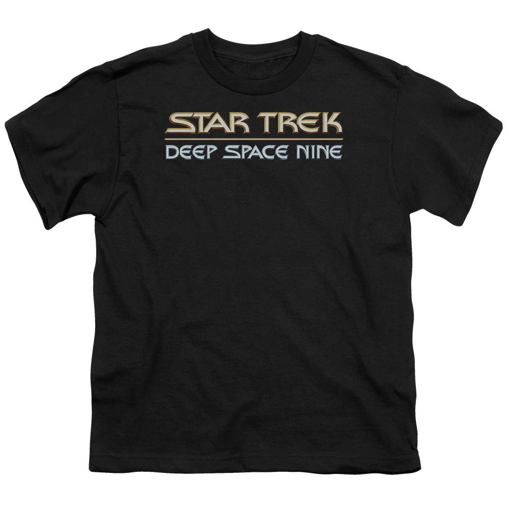 STAR TREK/DEEP SPACE NINE LOGO - S/S YOUTH 18/1 - BLACK
