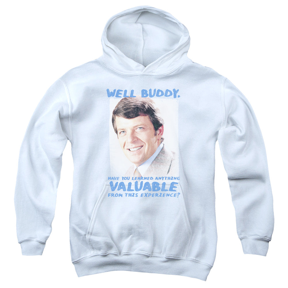 BRADY BUNCH/BUDDY - YOUTH PULLOVER HOODIE - WHITE