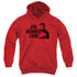 STAR TREK/IM NUMBER ONE - YOUTH PULLOVER HOODIE - RED
