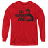 STAR TREK/IM NUMBER ONE - YOUTH LONG SLEEVE TEE - RED