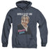 HAPPY DAYS/BEST DAD - ADULT HEATHER HOODIE - NAVY