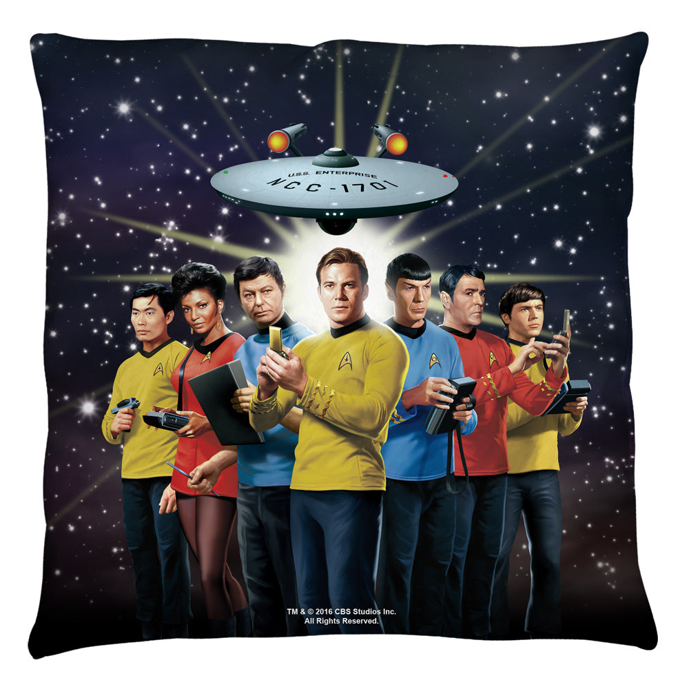 STAR TREK/ORIGINAL CREW - THROW PILLOW