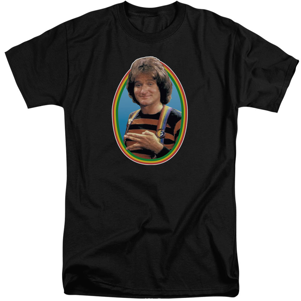 MORK & MINDY/MORK - S/S ADULT TALL 18/1 - BLACK