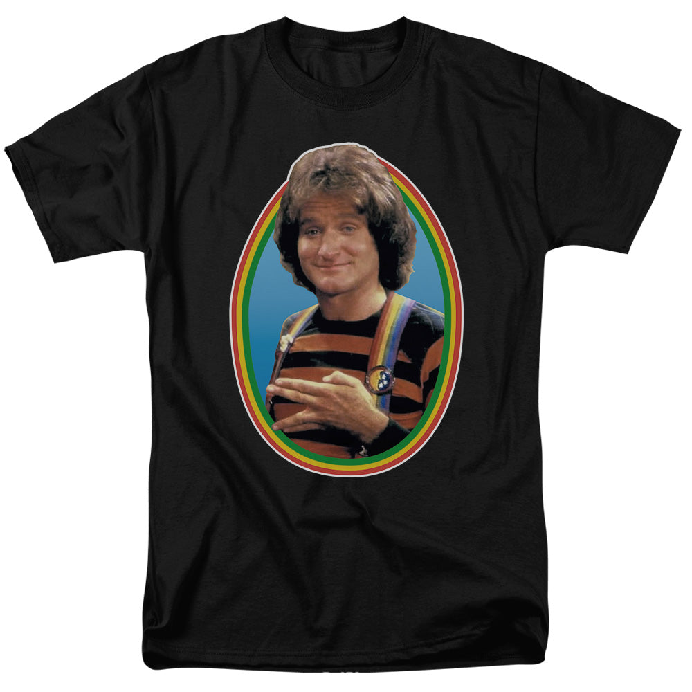 MORK & MINDY/MORK - S/S ADULT 18/1  -  BLACK