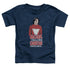 MORK & MINDY/COME IN ORSON - S/S TODDLER TEE - NAVY