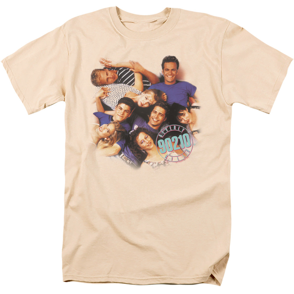 90210/GANG AND LOGO - S/S ADULT 18/1 - CREAM