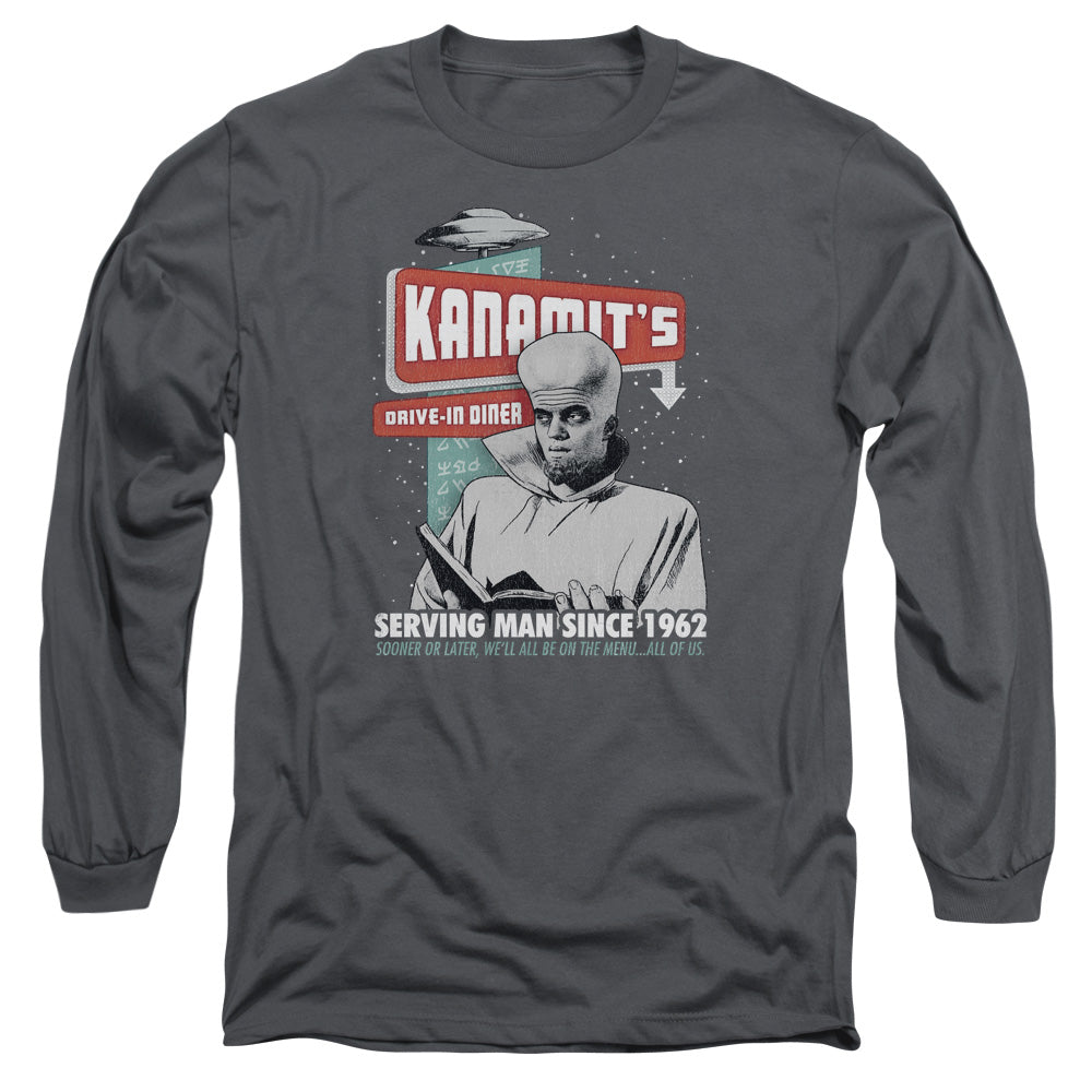 TWILIGHT ZONE/KANAMITS DINER -  L/S ADULT 18/1  - CHARCOAL
