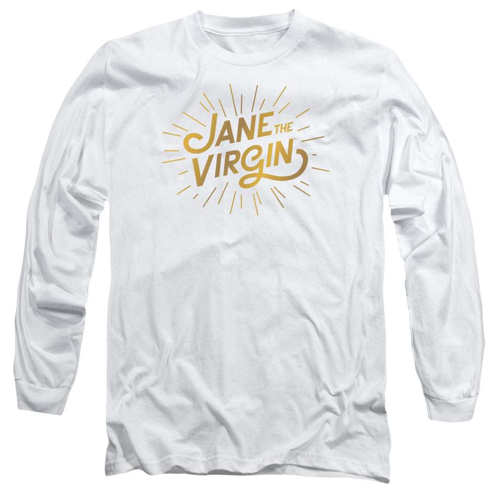JANE THE VIRGIN/GOLDEN LOGO -  L/S ADULT 18/1  - WHITE