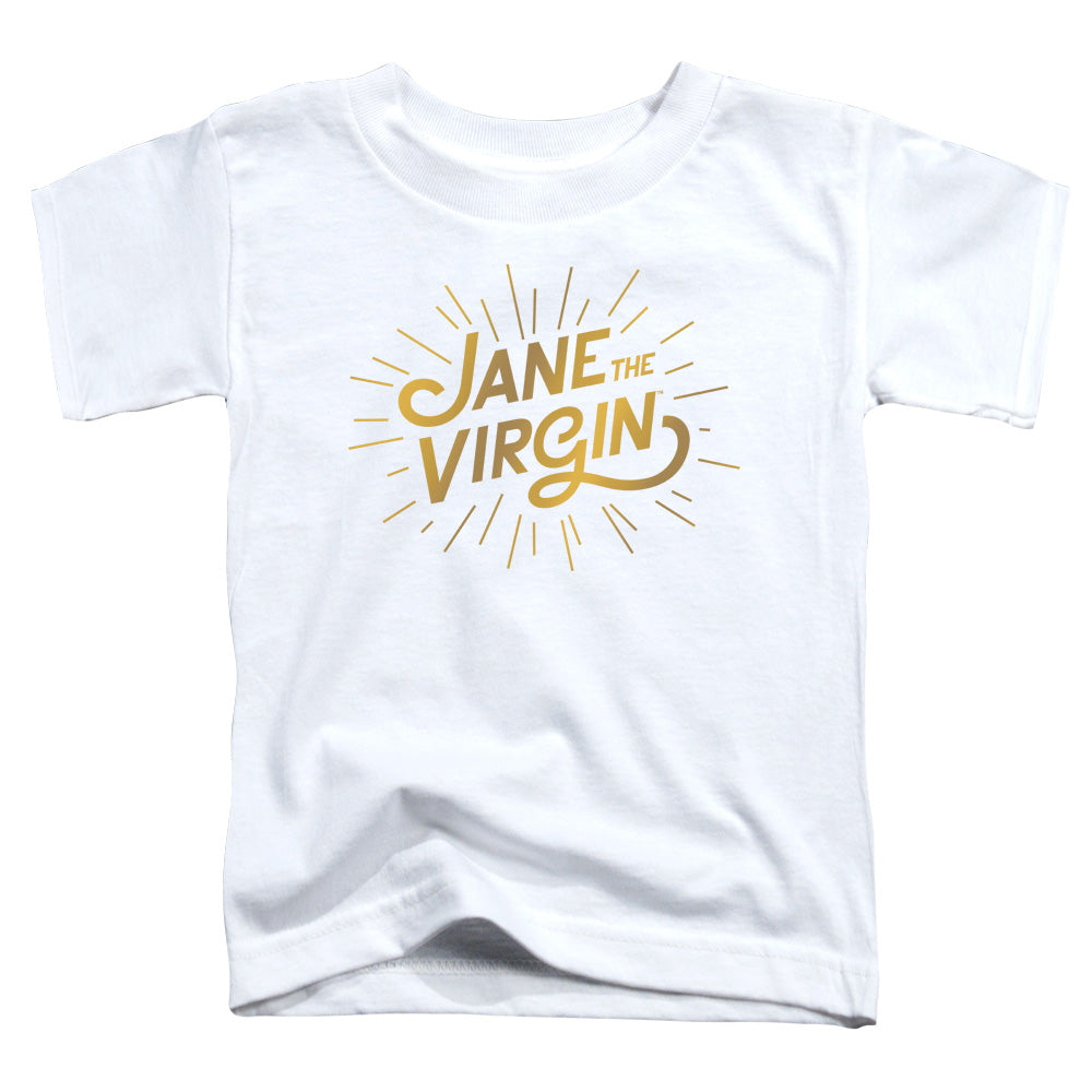 JANE THE VIRGIN/GOLDEN LOGO - S/S TODDLER TEE - WHITE