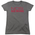 NCIS:NEW ORLEANS/LOGO - S/S WOMENS TEE - CHARCOAL