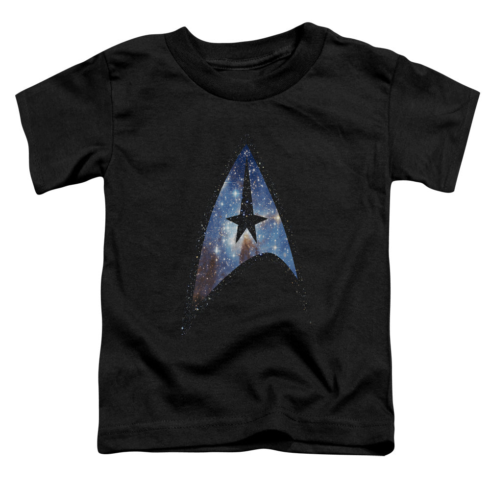 STAR TREK/GALACTIC SHIELD - S/S TODDLER TEE - BLACK