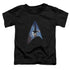 STAR TREK/GALACTIC SHIELD - S/S TODDLER TEE - BLACK