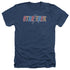 STAR TREK/MULTI COLORED LOGO - ADULT HEATHER - NAVY