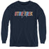 STAR TREK/MULTI COLORED LOGO - YOUTH LONG SLEEVE TEE - NAVY