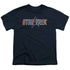 STAR TREK/MULTI COLORED LOGO - S/S YOUTH 18/1 - NAVY