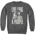 STAR TREK/PROSPER - ADULT CREWNECK SWEATSHIRT - CHARCOAL