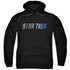 STAR TREK/SPACE LOGO - ADULT PULLOVER HOODIE - BLACK