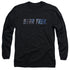 STAR TREK/SPACE LOGO -  L/S ADULT 18/1  - BLACK