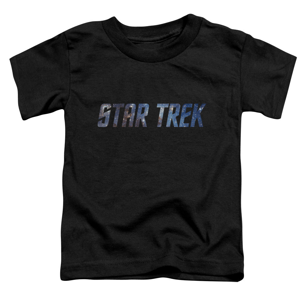 STAR TREK/SPACE LOGO - S/S TODDLER TEE - BLACK