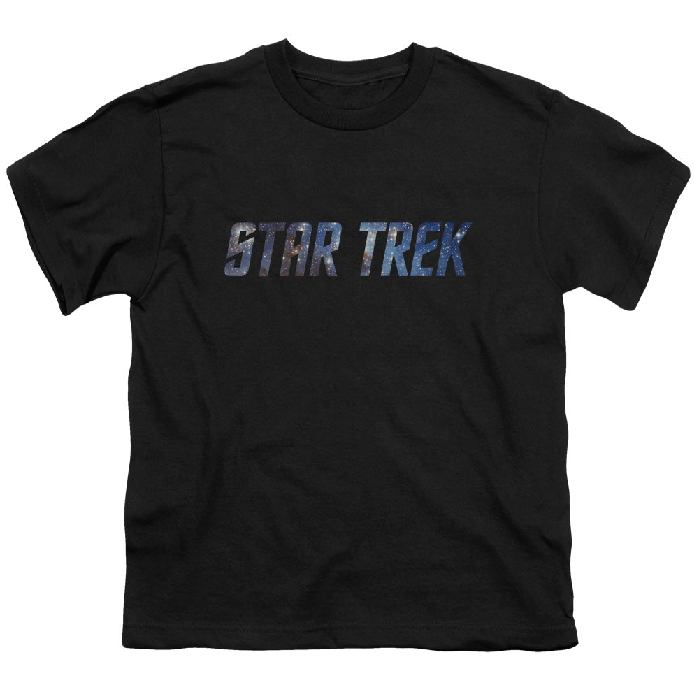 STAR TREK/SPACE LOGO - S/S YOUTH 18/1 - BLACK