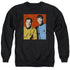 STAR TREK/FRIENDS - ADULT CREWNECK SWEATSHIRT - BLACK