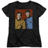 STAR TREK/FRIENDS - S/S WOMENS TEE - BLACK