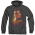 STAR TREK/EPIC KIRK - ADULT HEATHER HOODIE - BLACK