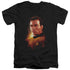 STAR TREK/EPIC KIRK - S/S ADULT V-NECK 30/1 - BLACK
