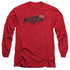 MIGHTY MOUSE/MIGHT LOGO -  L/S ADULT 18/1  - RED