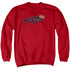 MIGHTY MOUSE/MIGHT LOGO - ADULT CREWNECK SWEATSHIRT - RED