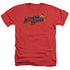 MIGHTY MOUSE/MIGHT LOGO - ADULT HEATHER - RED