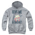 MIGHTY MOUSE/GIVE ME A BREAK - YOUTH PULLOVER HOODIE - ATHLETIC HEATHER
