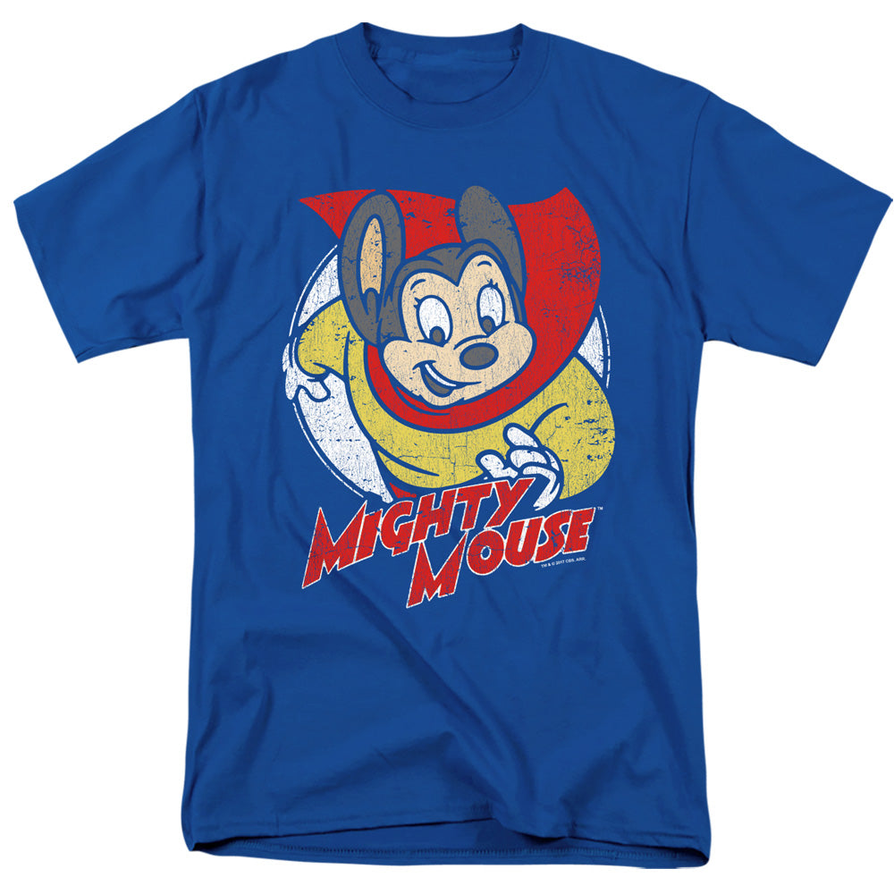 MIGHTY MOUSE/MIGHTY CIRCLE - S/S ADULT 18/1  -  ROYAL BLUE