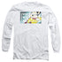 MIGHTY MOUSE/MIGHTY RECTANGLE -  L/S ADULT 18/1  - WHITE
