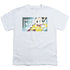 MIGHTY MOUSE/MIGHTY RECTANGLE - S/S YOUTH 18/1 - WHITE